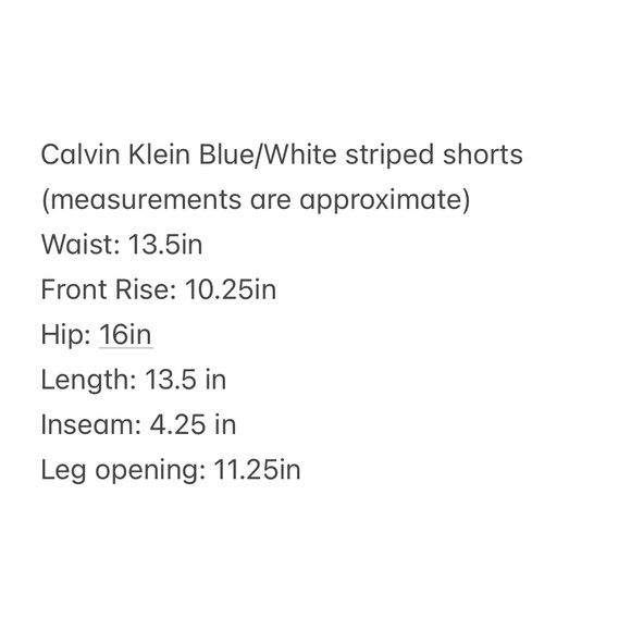 Calvin Klein High Waist Striped Shorts - Picture 8 of 8